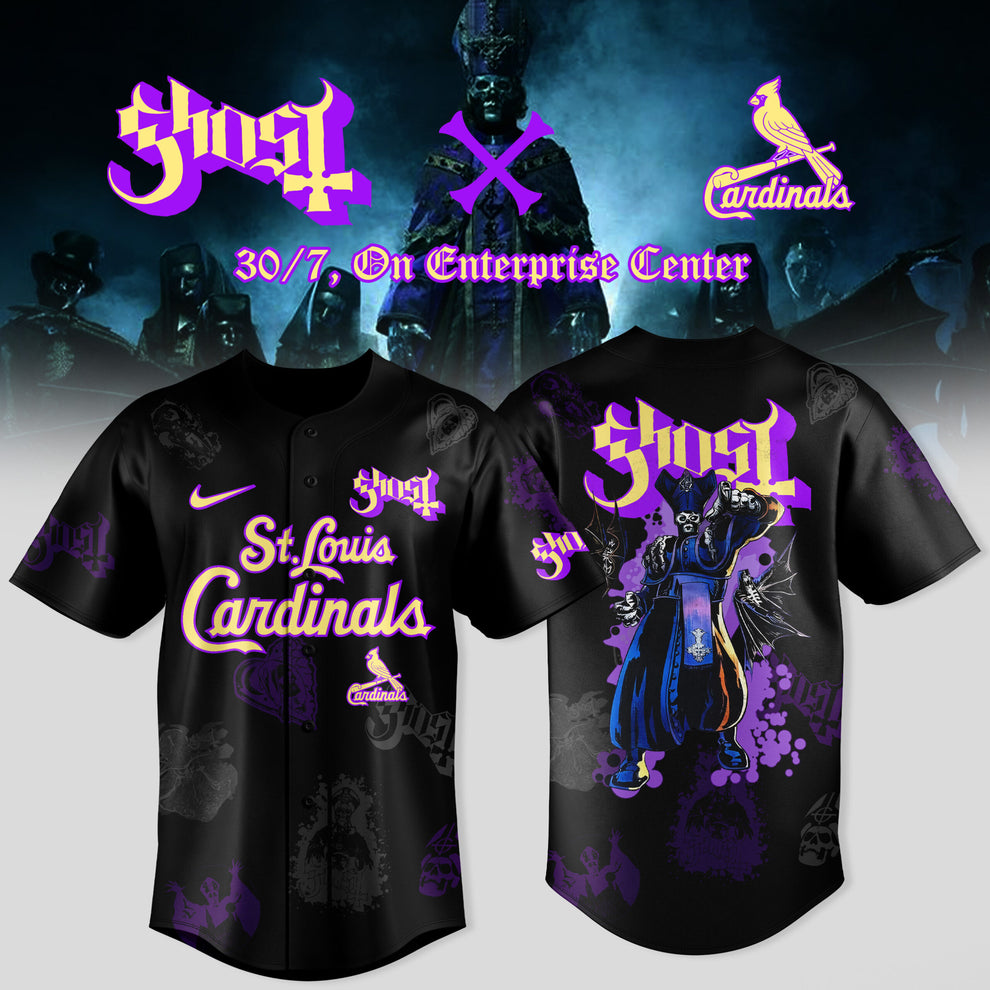 St. Louis Cardinals x Ghost Band World Tour 2025 Jersey St. Louis Cardinals x Ghost Band World Tour 2025 Jersey