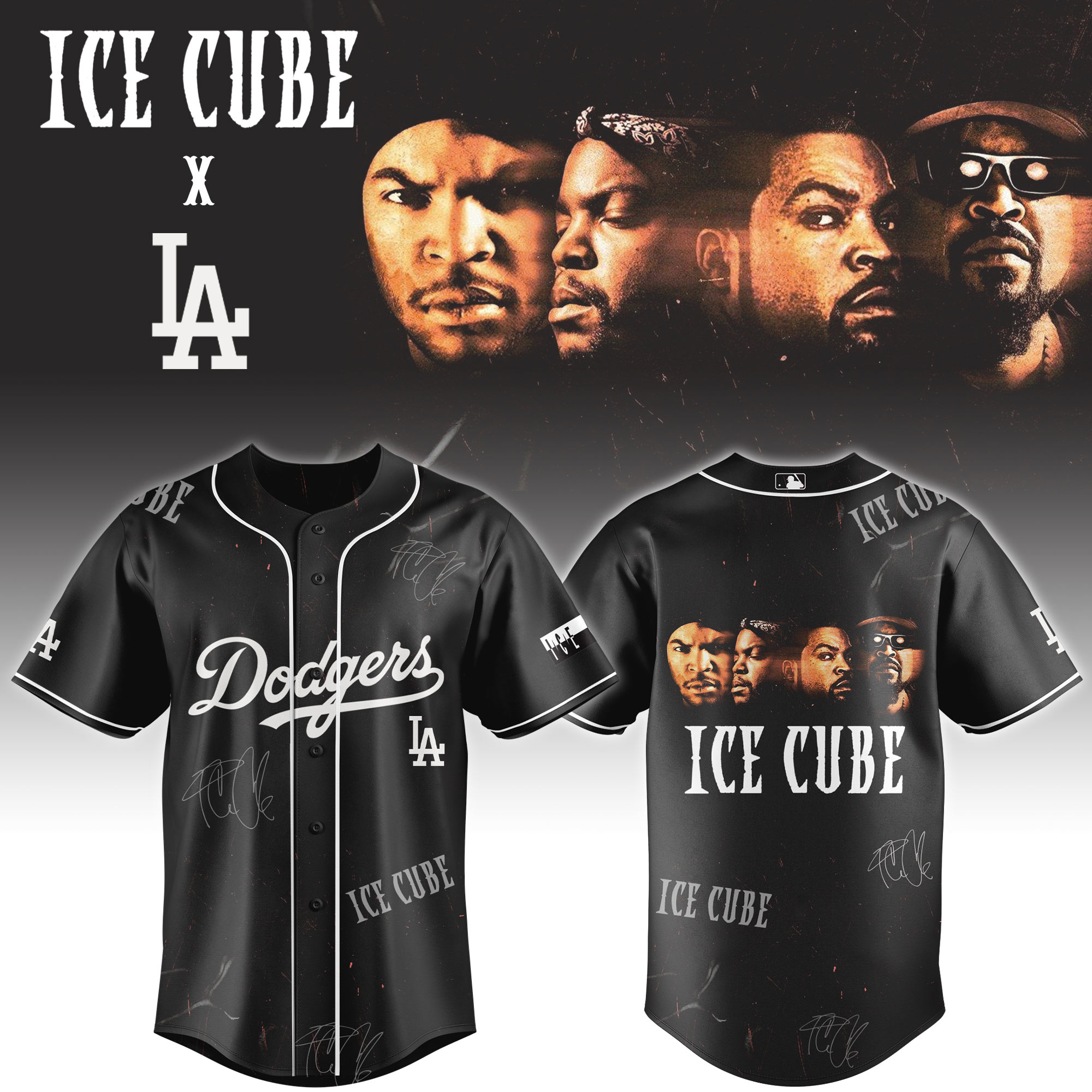 LA Dodgers x ICE CUBE Limited Edition Jersey 2025 LA Dodgers x ICE CUBE Limited Edition Jersey 2025
