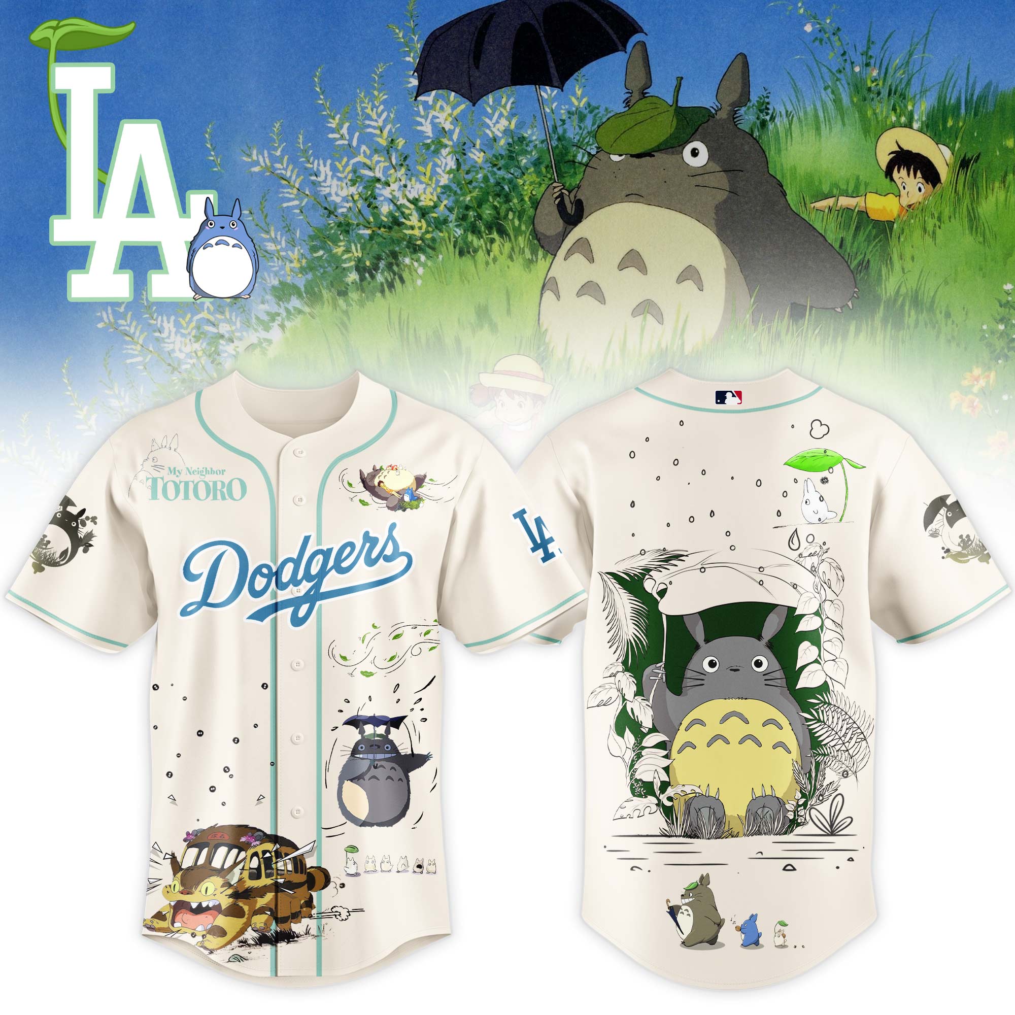 LA Dodgers x Forest Spirits Special Edition Jersey LA Dodgers x Forest Spirits Special Edition Jersey