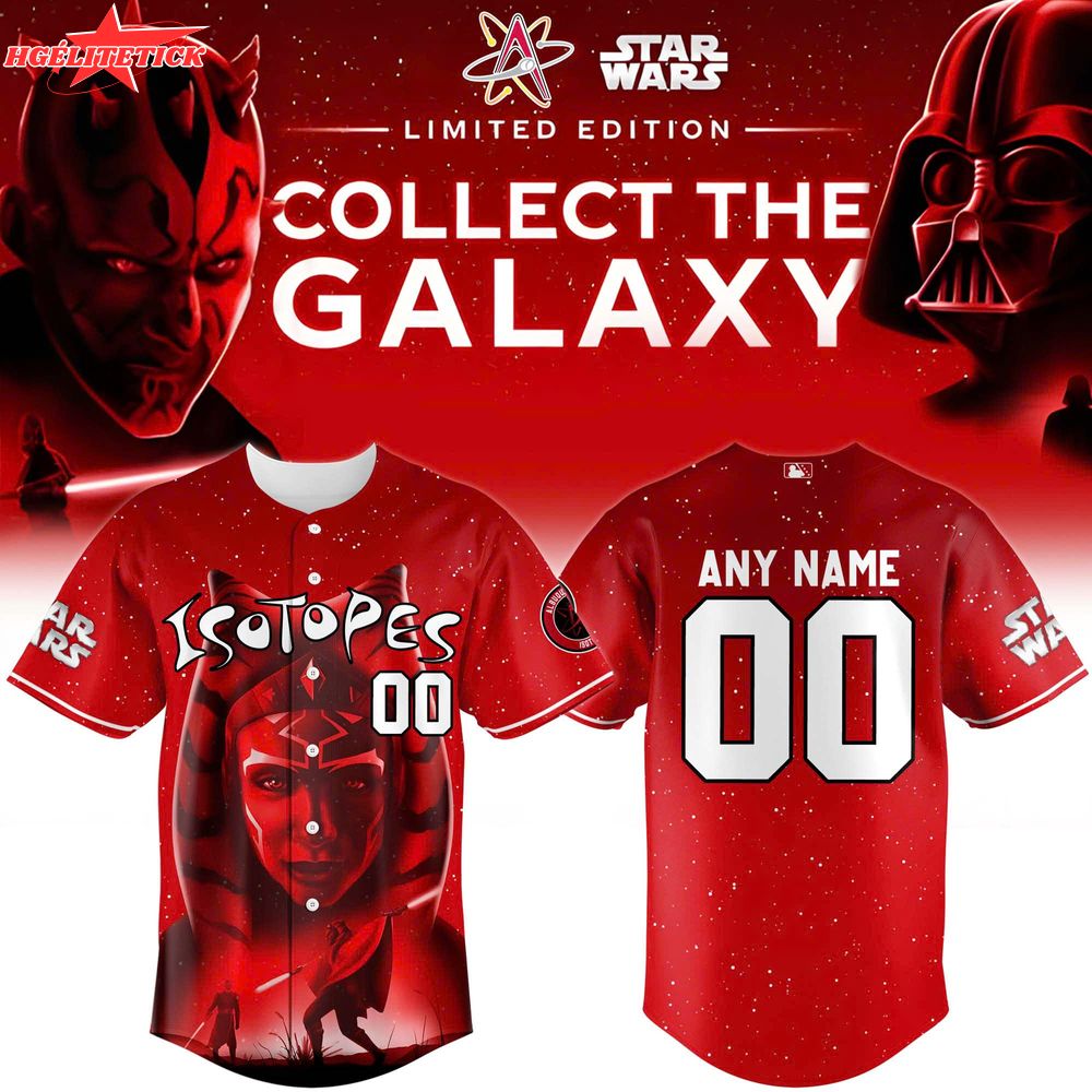 Albuquerque Isotopes x Star Wars Baseball Jersey 2025 Ahsoka Tano Albuquerque Isotopes x Star Wars Baseball Jersey 2025 Ahsoka Tano