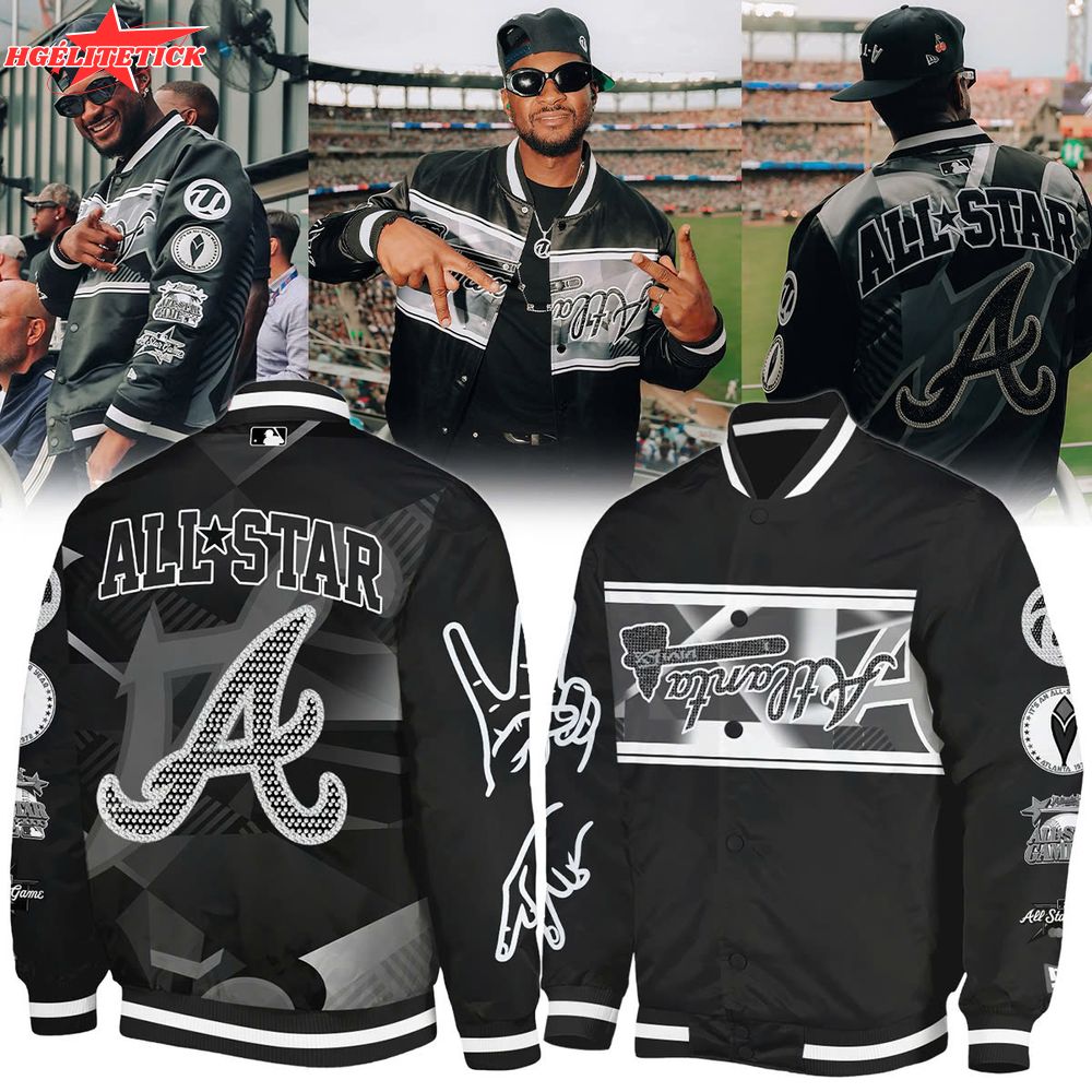 Atlanta Braves Usher 2025 MLB All-Star Game Jacket Atlanta Braves Usher 2025 MLB All-Star Game Jacket