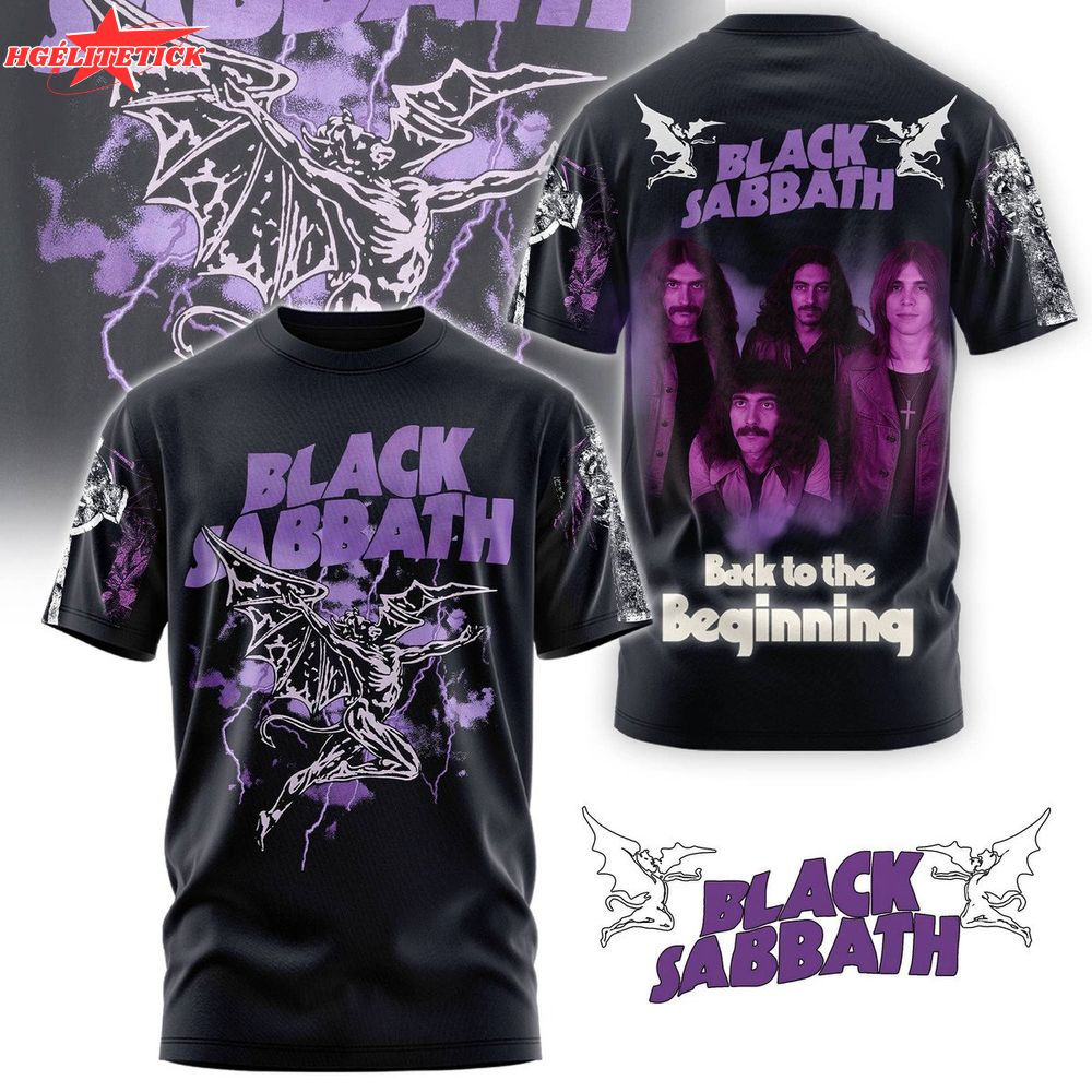 Black Sabbath Back to the Beginning Shirt – Classic Rock Band Vintage Tee Black Sabbath Back to the Beginning Shirt – Classic Rock Band Vintage Tee