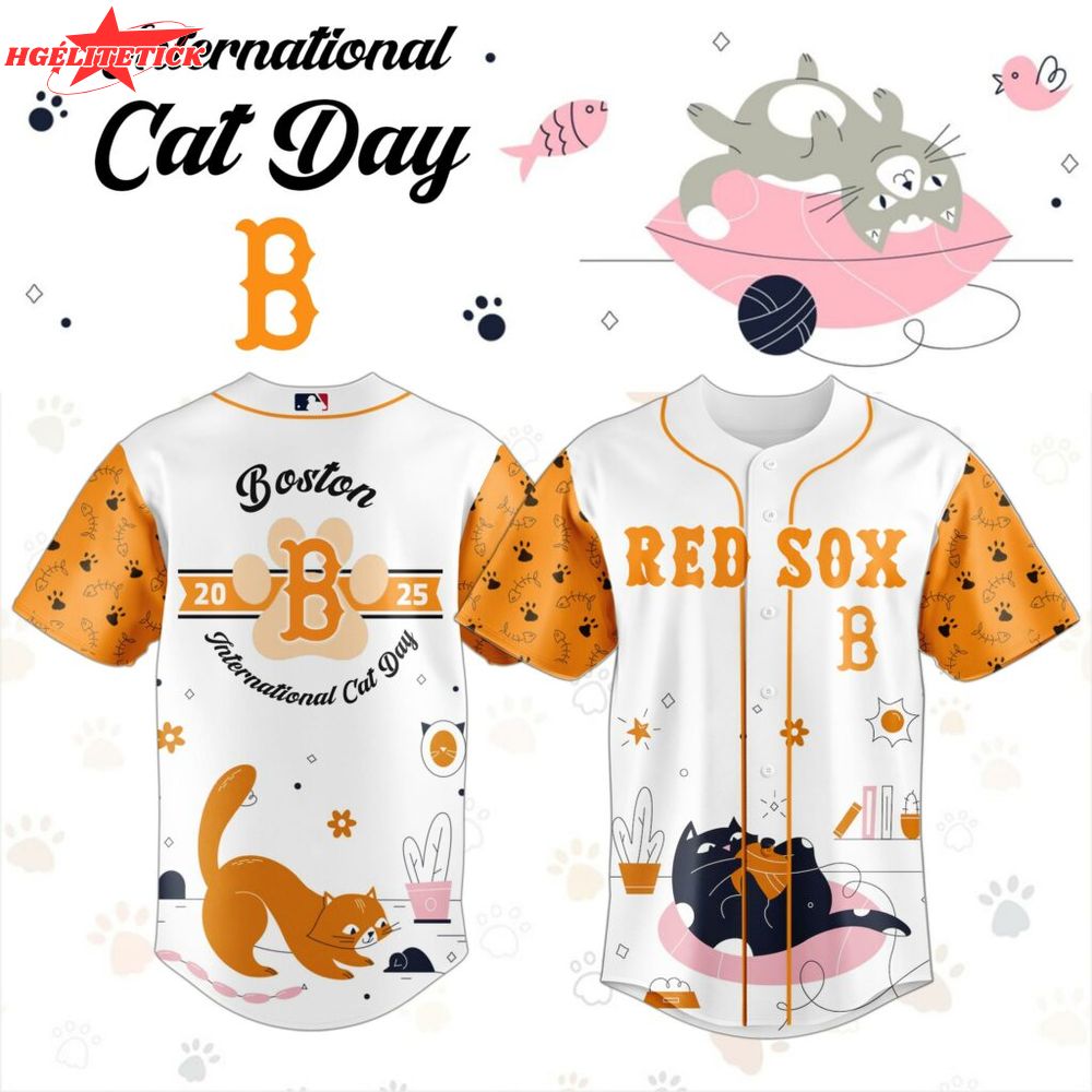 Boston Red Sox X Cat Day Editions Limited Jersey Boston Red Sox X Cat Day Editions Limited Jersey