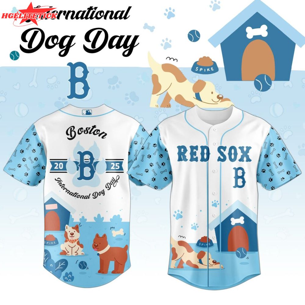 Boston Red Sox X Dog Day Blue Jersey Boston Red Sox X Dog Day Blue Jersey