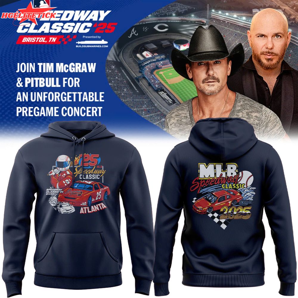 Braves 2025 MLB Speedway Classic Hoodie - Limited Edition Braves 2025 MLB Speedway Classic Hoodie - Limited Edition