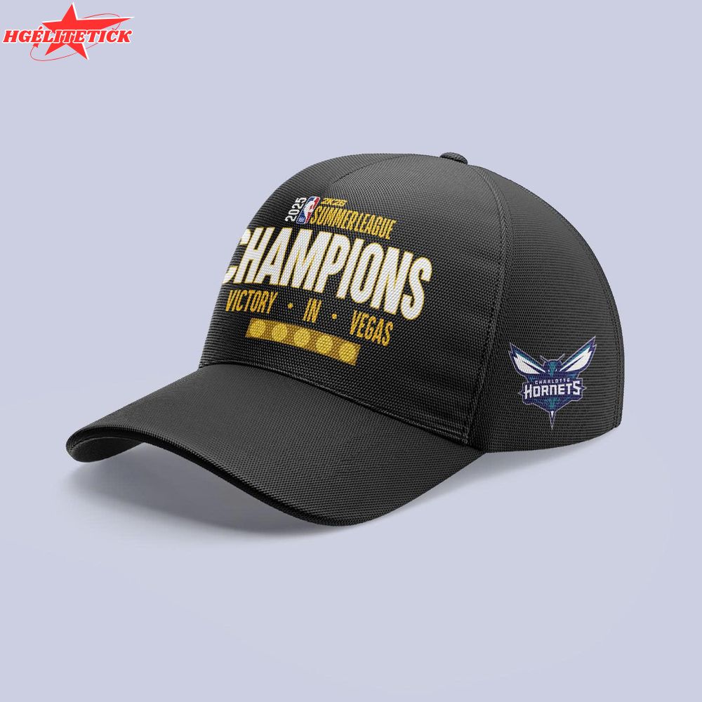 Charlotte Hornets 2025 Summer League Champions Undisputed In Vegas Cap Charlotte Hornets 2025 Summer League Champions Undisputed In Vegas Cap