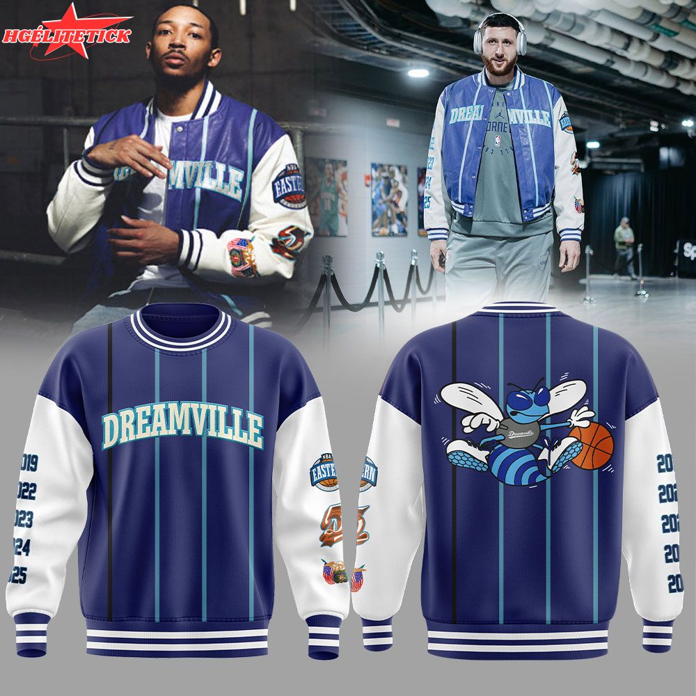 Charlotte Hornets DREAMVILLE inspired by carolina culture, and hornets basketball Sweatshirt Charlotte Hornets DREAMVILLE inspired by carolina culture, and hornets basketball Sweatshirt