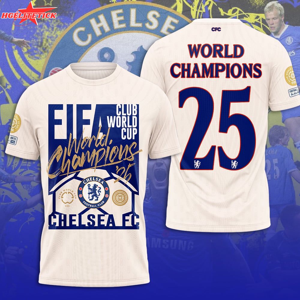 Chelsea FC FIFA Club World Cup Champions 2025 Shirt – World Champions Shirt Chelsea FC FIFA Club World Cup Champions 2025 Shirt – World Champions Shirt