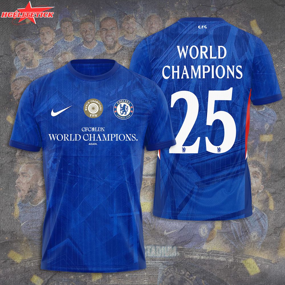 Chelsea First Europe, Now The World Champions Shirt Chelsea First Europe, Now The World Champions Shirt