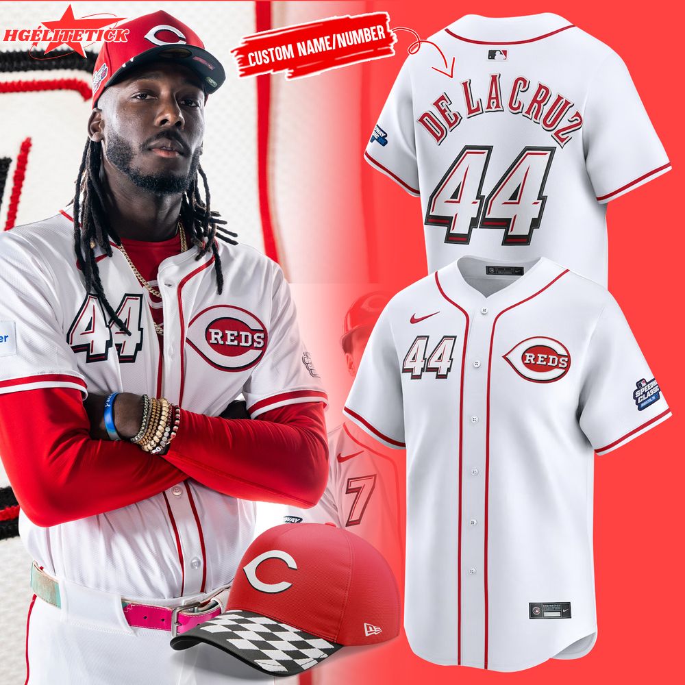 Cincinnati Reds 2025 MLB Speedway Classic Alternate Limited Jersey Cincinnati Reds 2025 MLB Speedway Classic Alternate Limited Jersey