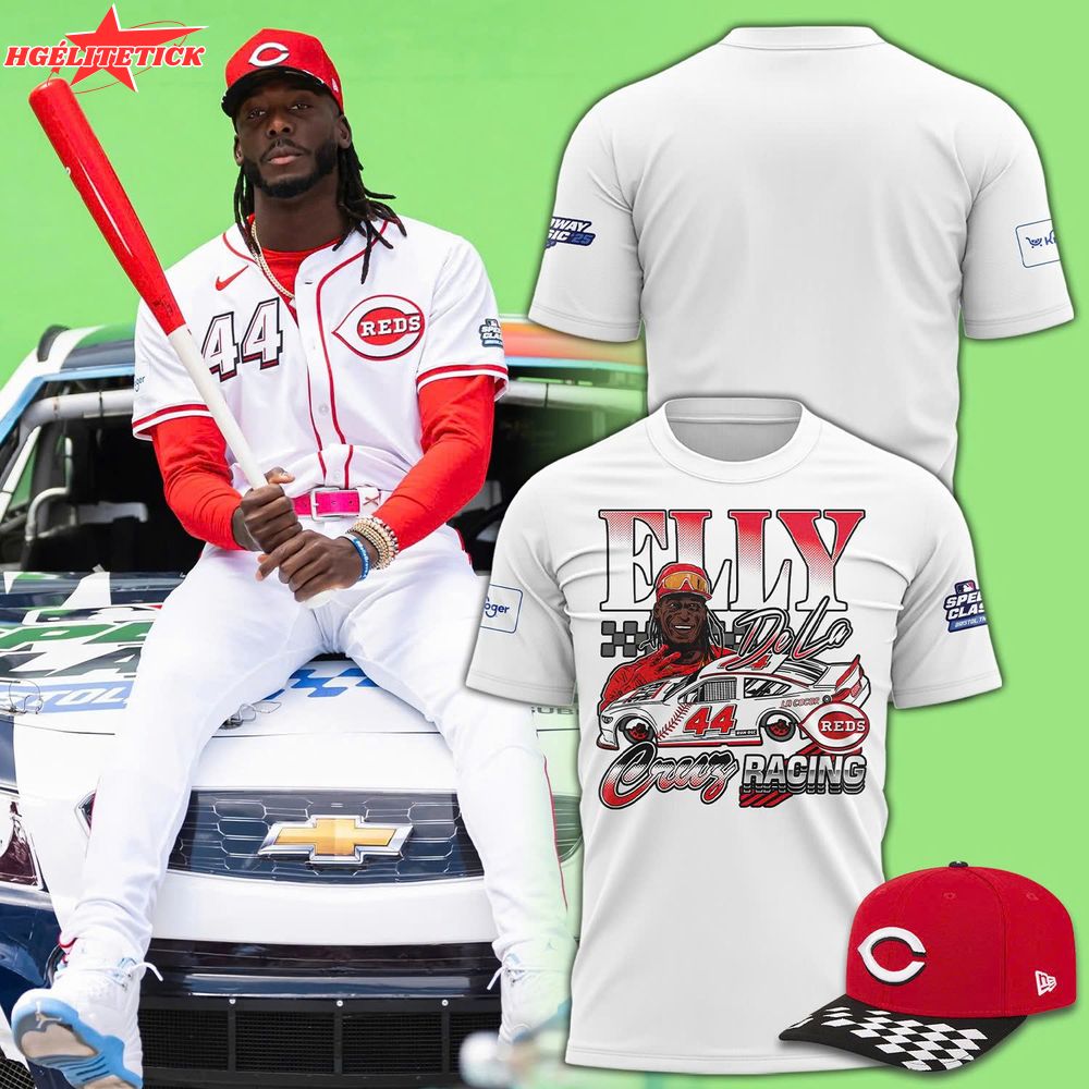 Cincinnati Reds 2025 MLB Speedway Classic Home Limited T-Shirt Cincinnati Reds 2025 MLB Speedway Classic Home Limited T-Shirt