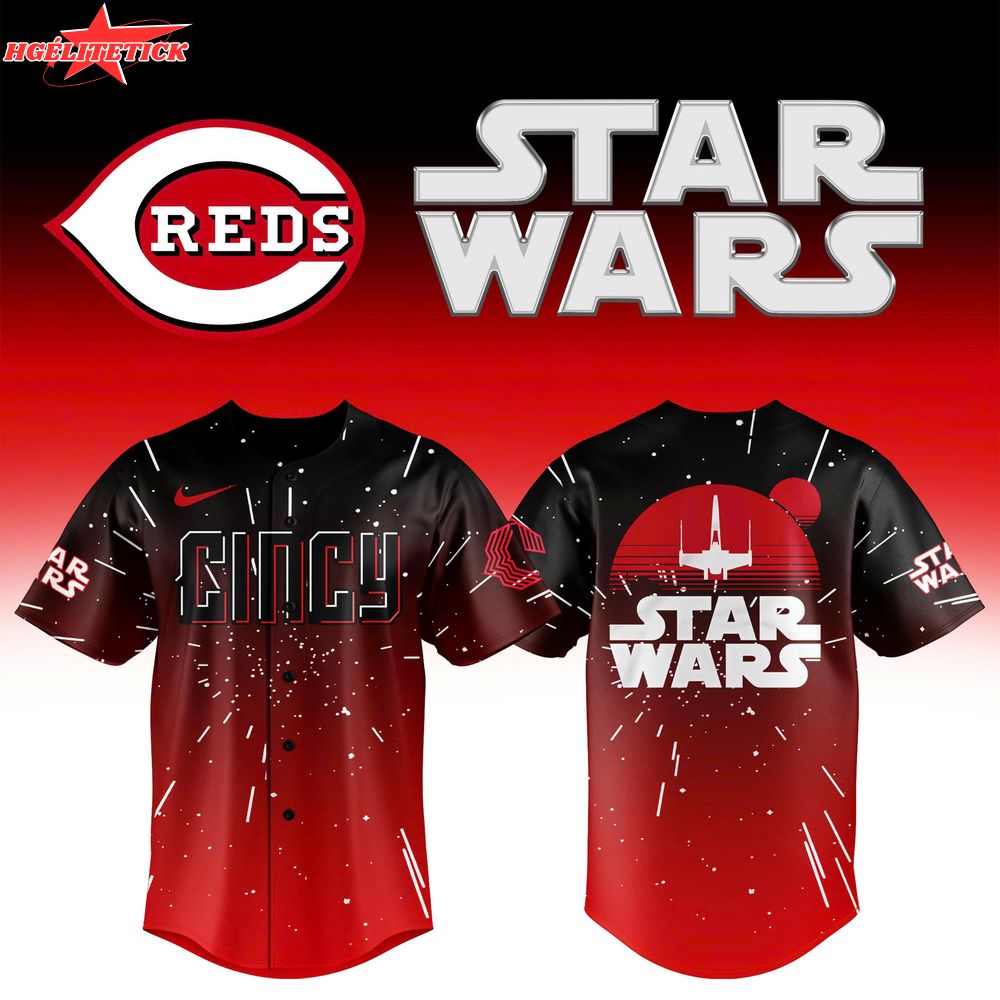 Cincinnati Reds 2025 Star Wars Night Jersey Cincinnati Reds 2025 Star Wars Night Jersey