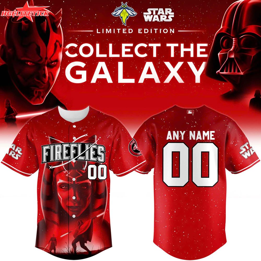 Columbia Fireflies x Star Wars Baseball Jersey 2025 Ahsoka Tano Columbia Fireflies x Star Wars Baseball Jersey 2025 Ahsoka Tano