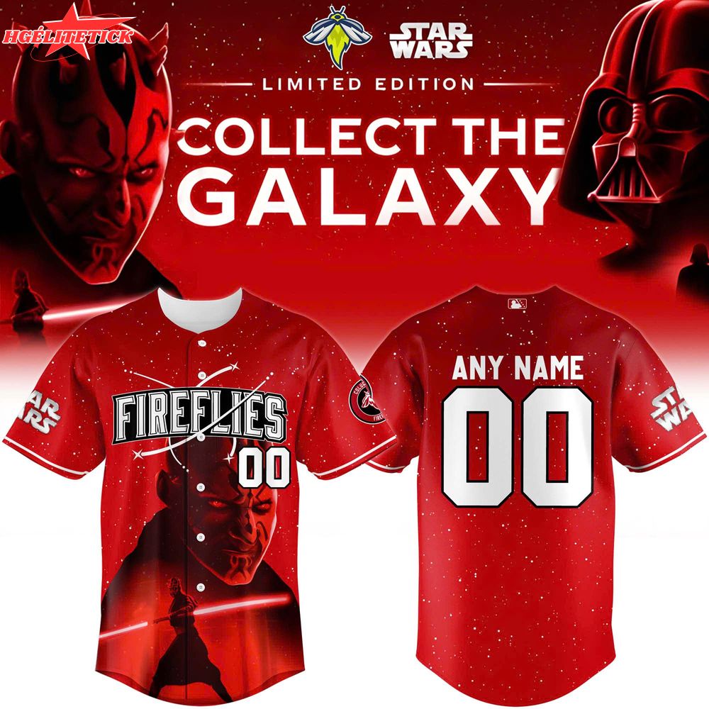 Columbia Fireflies x Star Wars Baseball Jersey 2025 Darth Maul Columbia Fireflies x Star Wars Baseball Jersey 2025 Darth Maul