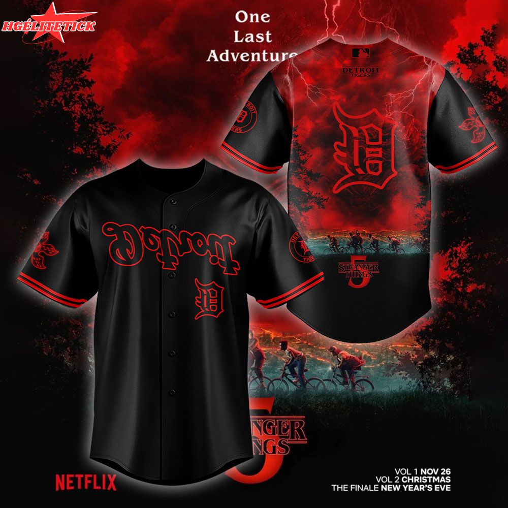 Detroit Tigers X Sƃuᴉɥʇ ɹǝƃuɐɹʇs One Last Adventure Jersey Detroit Tigers X Sƃuᴉɥʇ ɹǝƃuɐɹʇs One Last Adventure Jersey