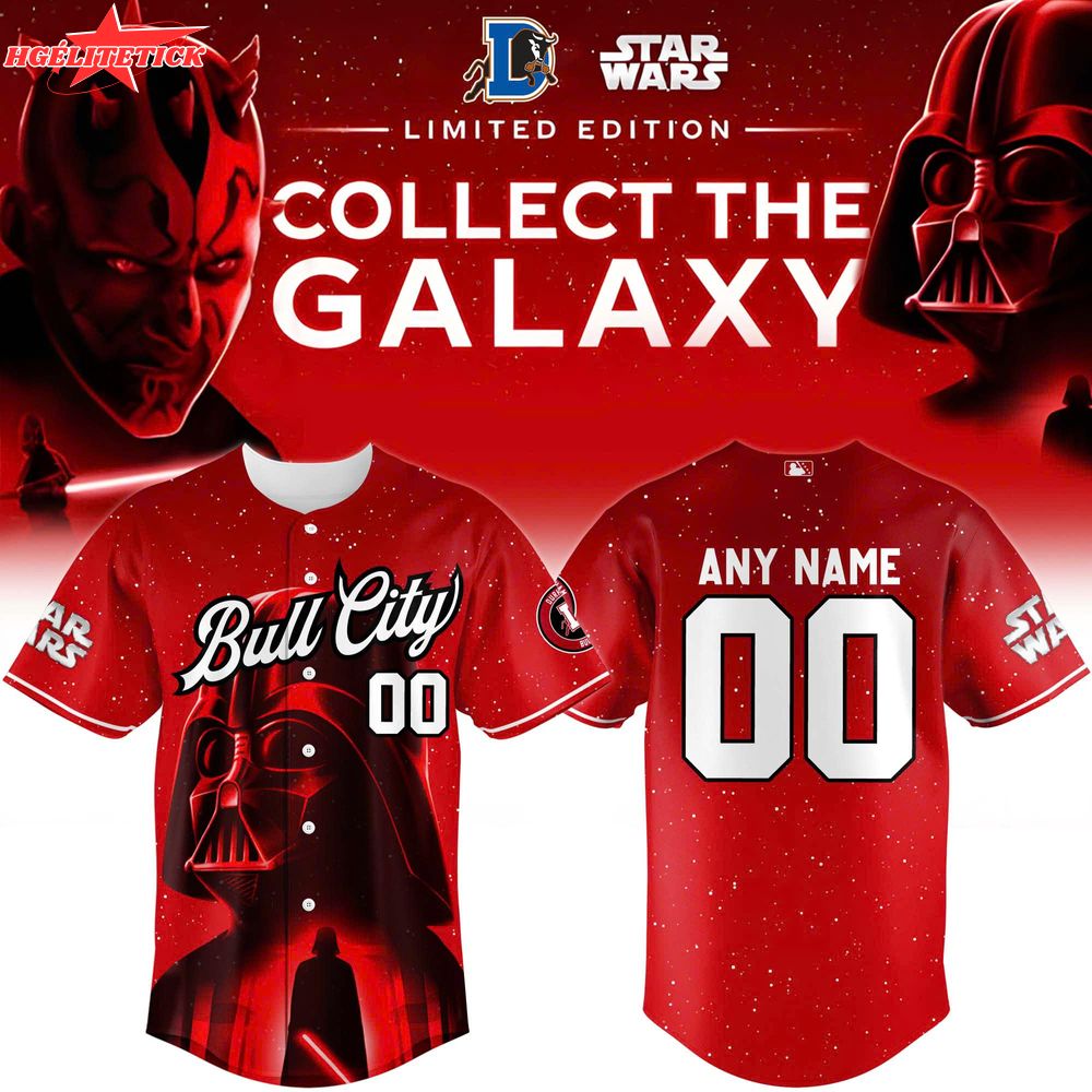Durham Bulls x Star Wars Baseball Jersey 2025 Darth Vader Durham Bulls x Star Wars Baseball Jersey 2025 Darth Vader