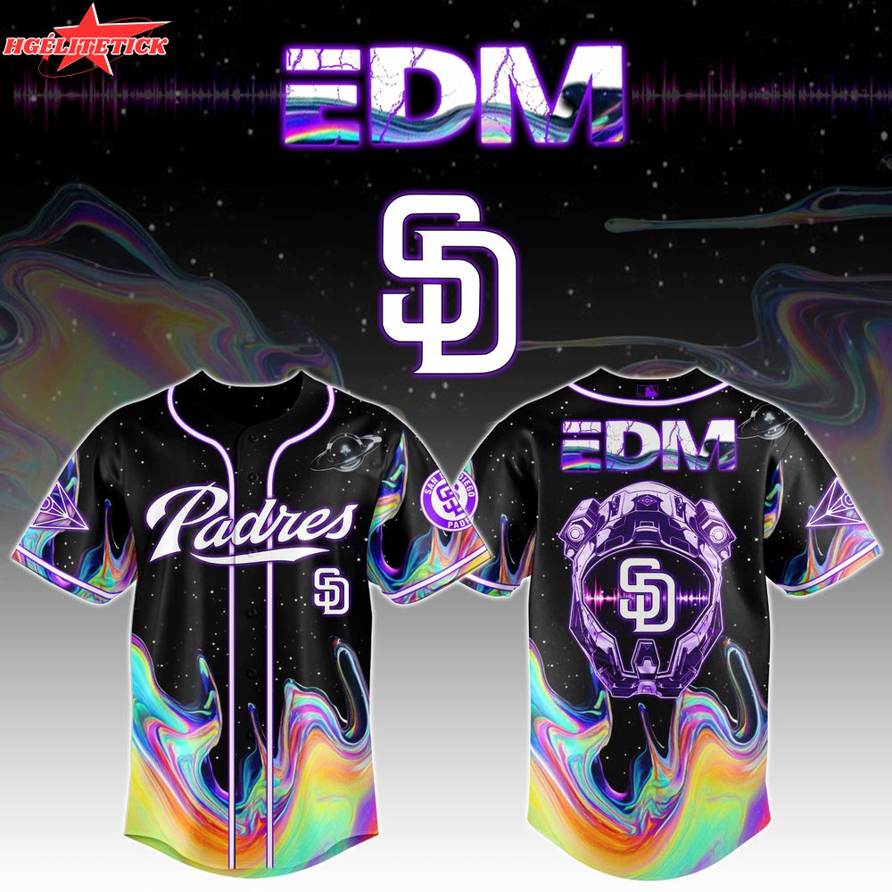 EDM PulseBeat San Diego Padres Galaxy Edition Jersey EDM PulseBeat San Diego Padres Galaxy Edition Jersey
