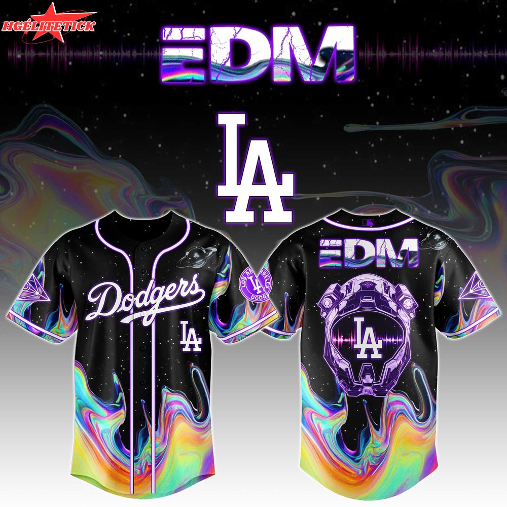 EDM PulseBeat x LA Dodgers Galaxy Edition Jersey EDM PulseBeat x LA Dodgers Galaxy Edition Jersey