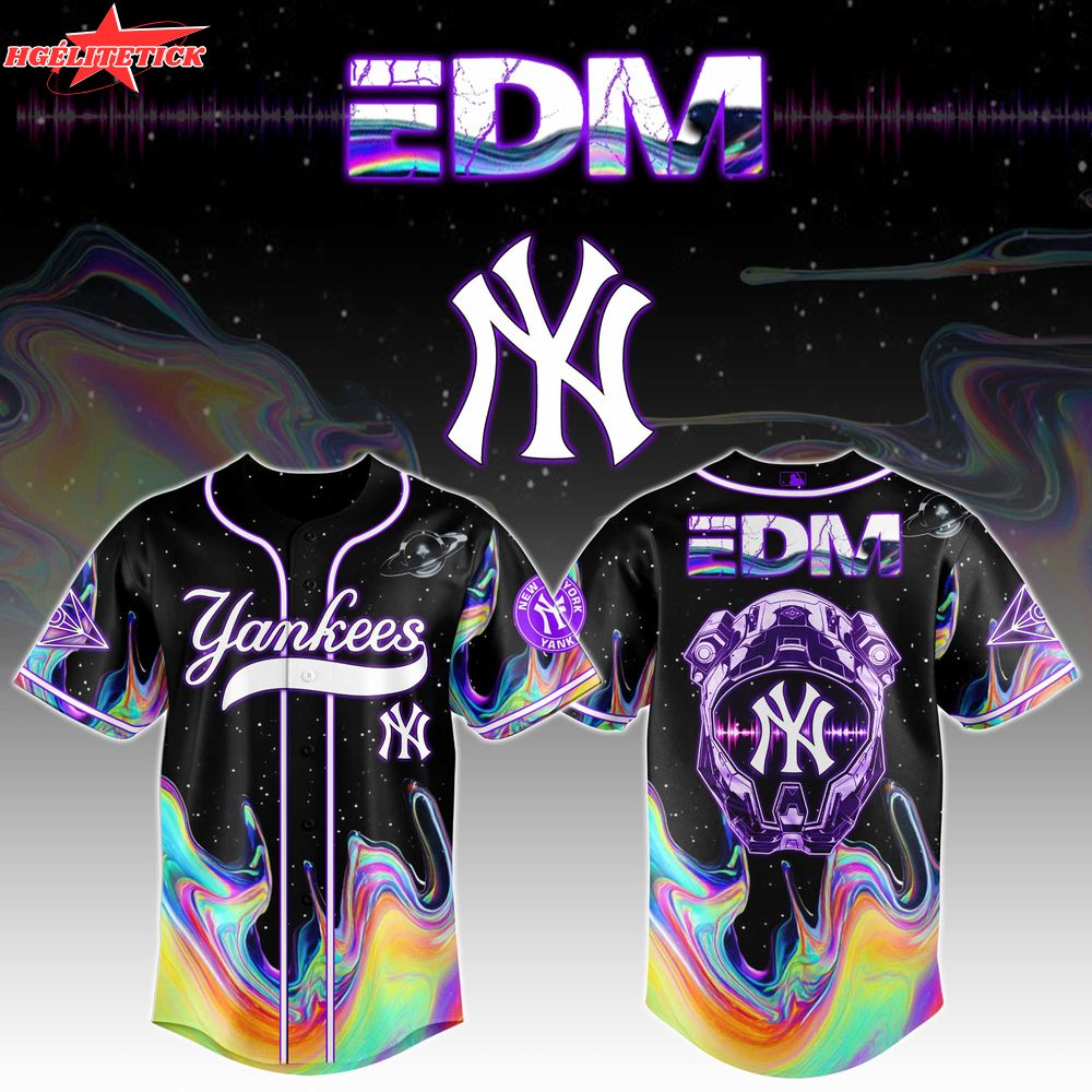 EDM PulseBeat x NY Yankees Galaxy Edition Jersey EDM PulseBeat x NY Yankees Galaxy Edition Jersey