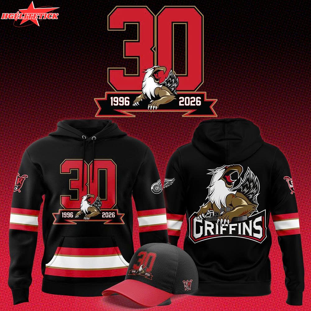 Grand Rapids Griffins 30th anniversary celebrations Hoodie Grand Rapids Griffins 30th anniversary celebrations Hoodie