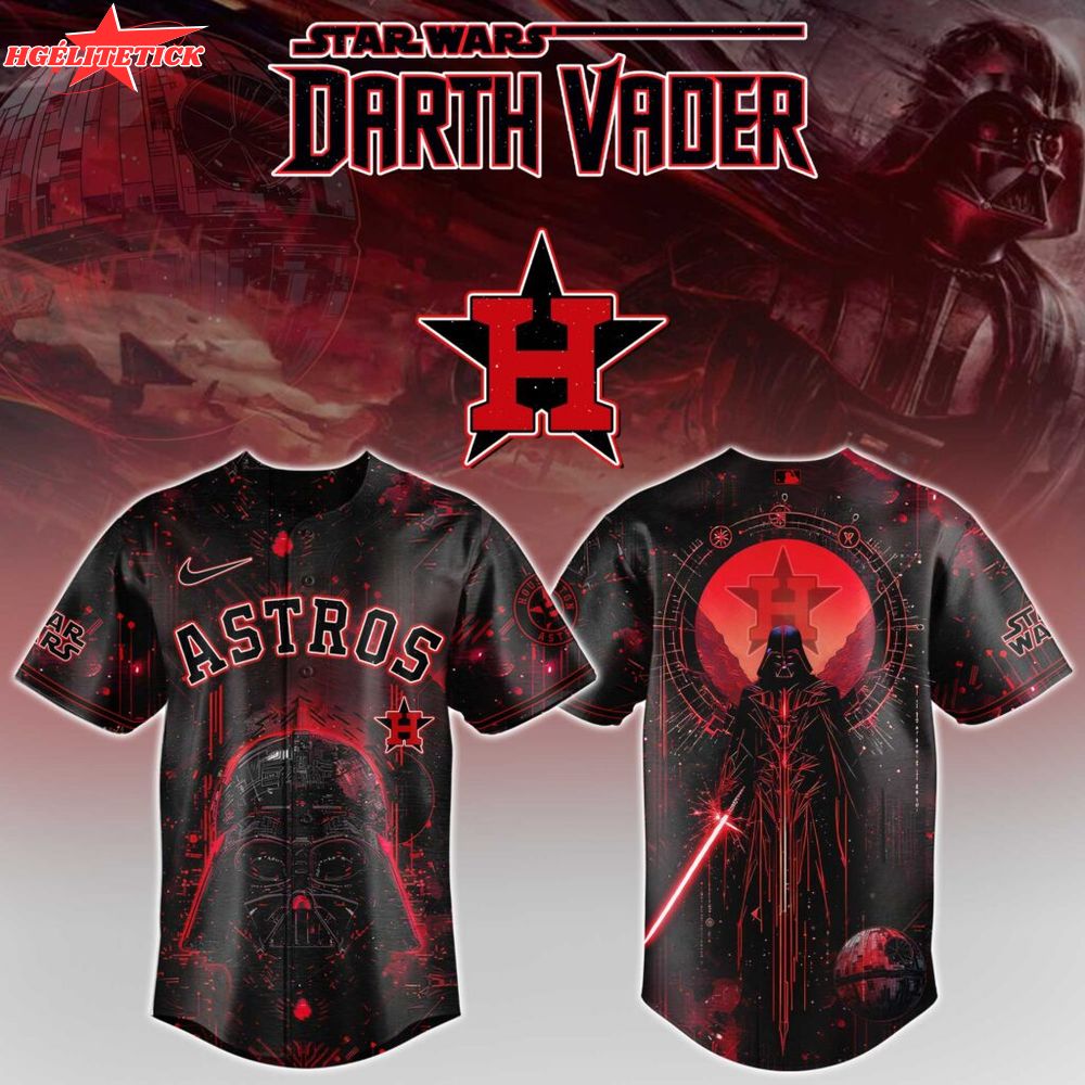 Houston Astros x Darth Vader Star Wars Limited Edition Baseball Jersey Houston Astros x Darth Vader Star Wars Limited Edition Baseball Jersey