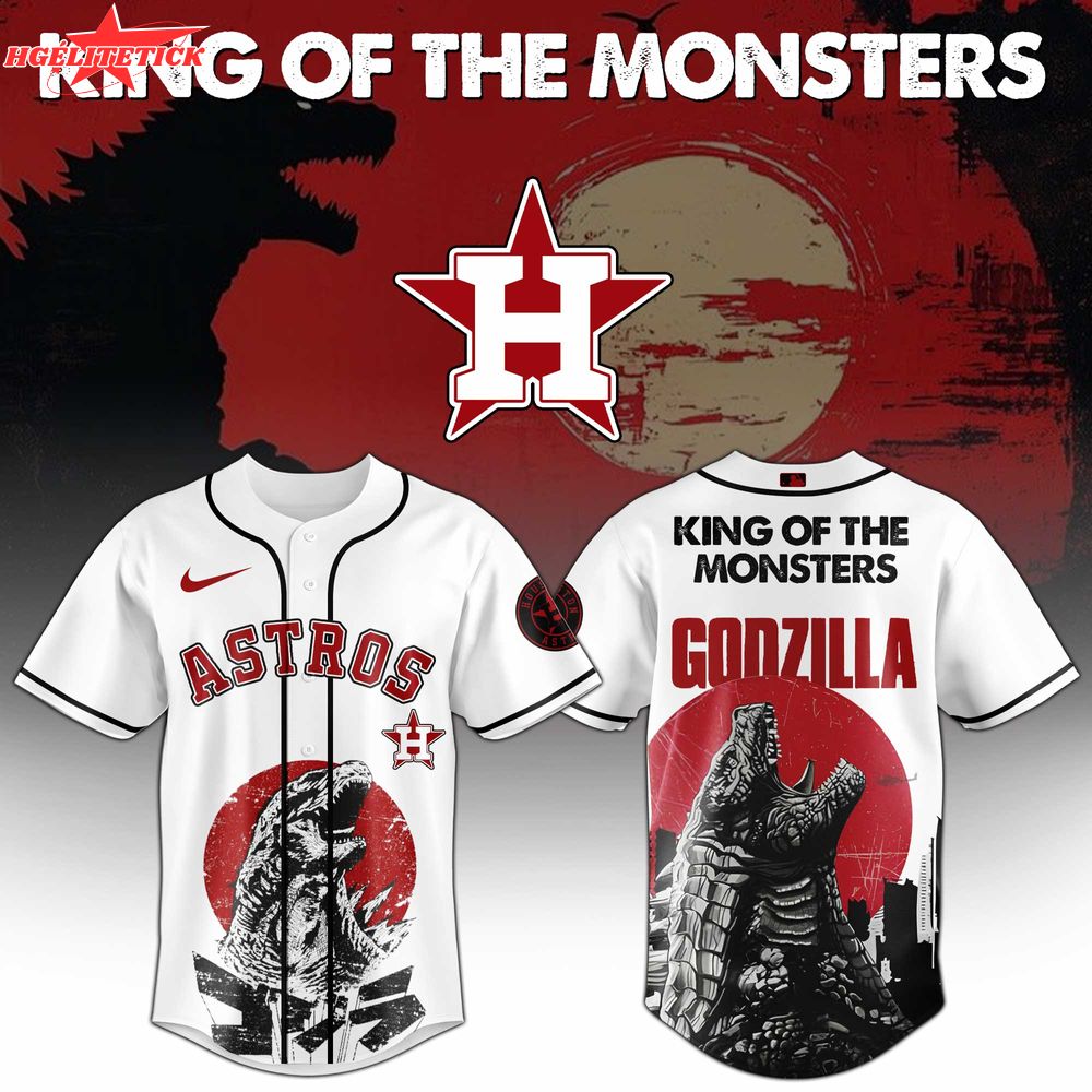 Houston Astros x Godzilla Edition Jersey 2025 Houston Astros x Godzilla Edition Jersey 2025