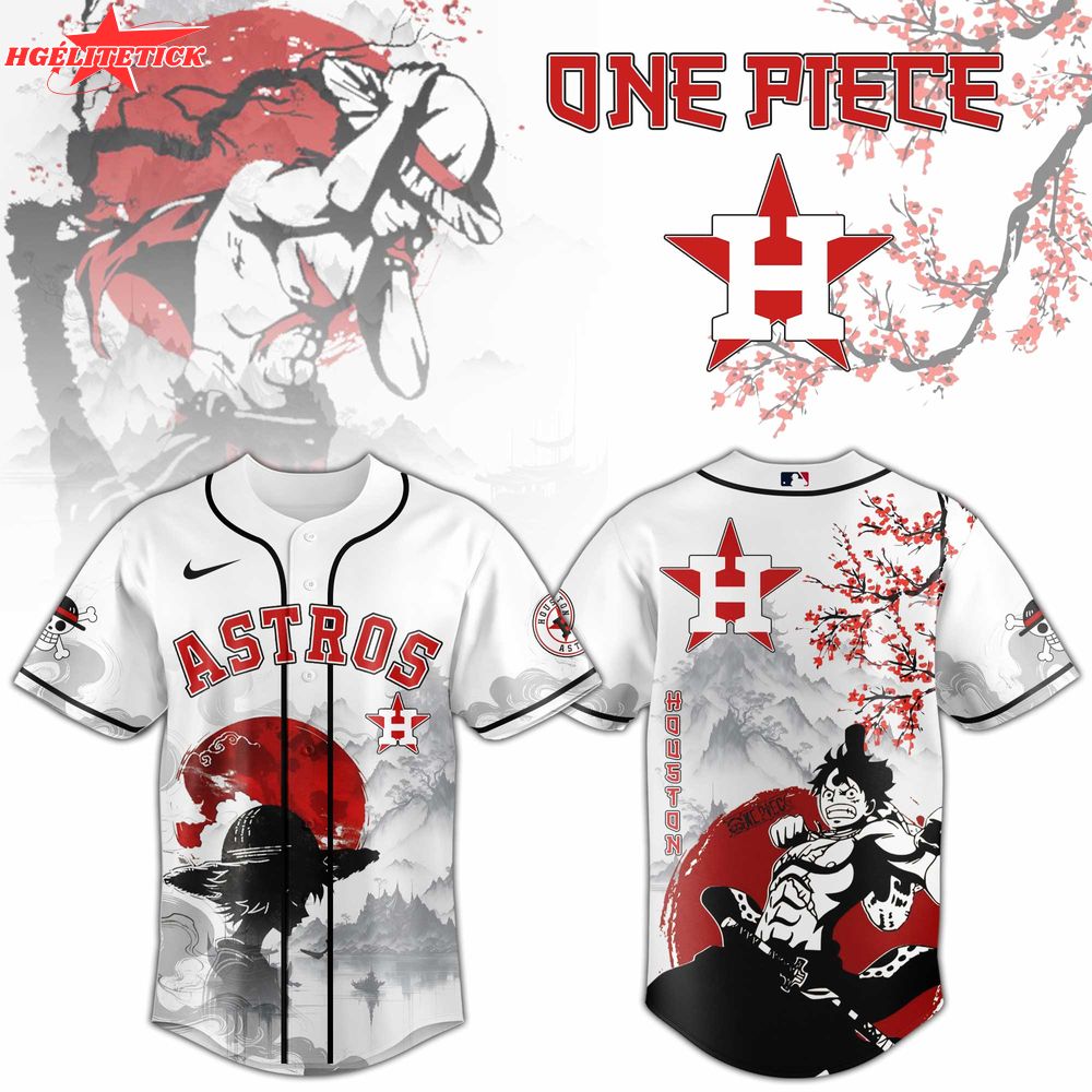 Houston Astros x One Piece 2025 Japan Jersey Limited Edition Houston Astros x One Piece 2025 Japan Jersey Limited Edition