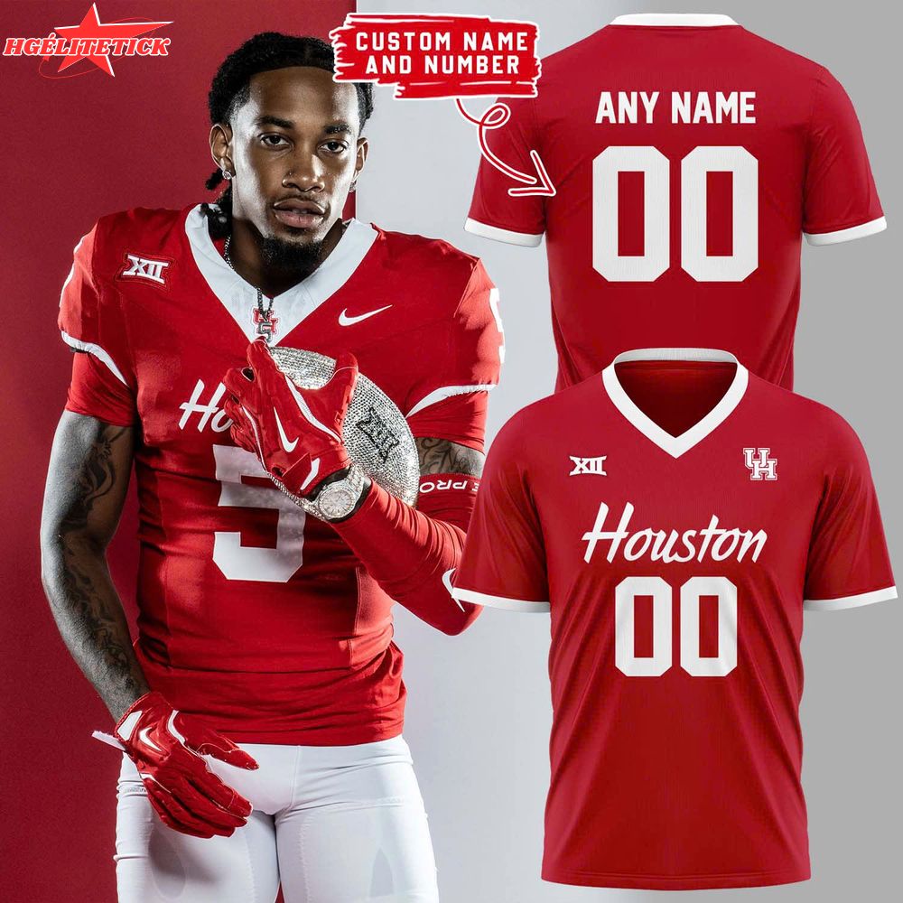 Houston Cougars Football Logo Custom Shirt - Limited Edition Houston Cougars Football Logo Custom Shirt - Limited Edition