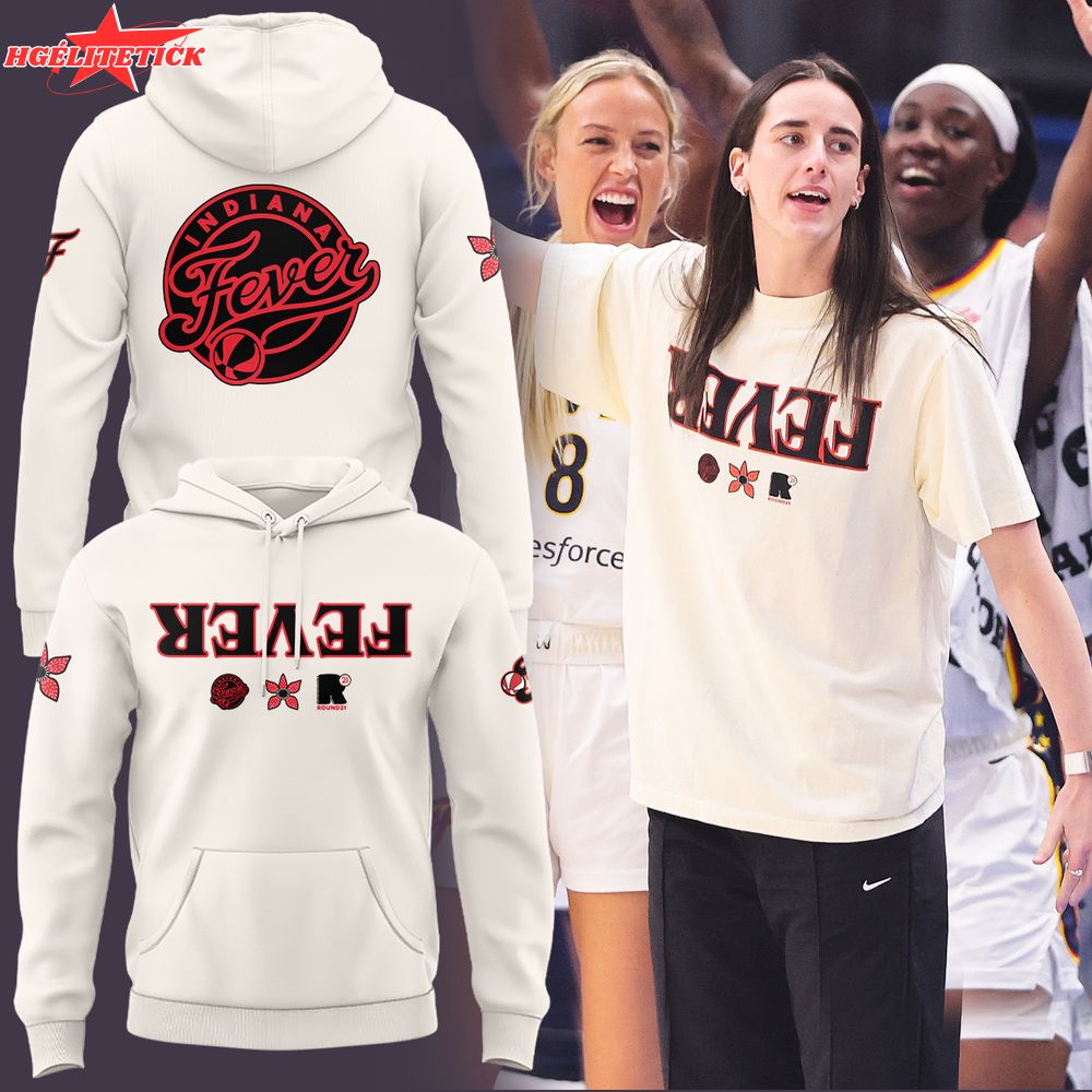 Indiana Fever Stranger Things Rebel Swingman Limited Edition HOODIE Indiana Fever Stranger Things Rebel Swingman Limited Edition HOODIE