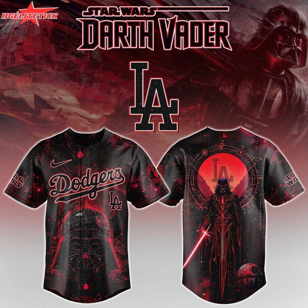 LA Dodgers x Darth Vader Star Wars Limited Edition Baseball Jersey LA Dodgers x Darth Vader Star Wars Limited Edition Baseball Jersey