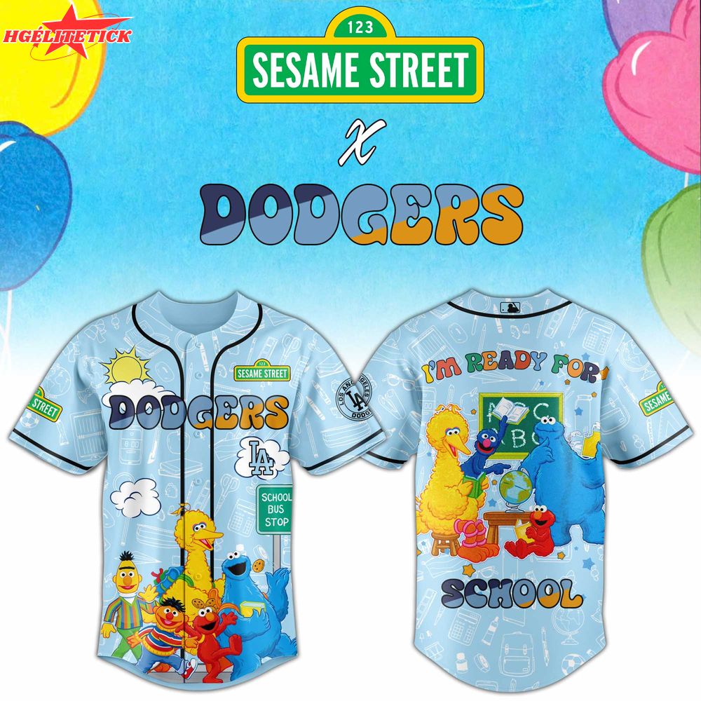 LA Dodgers x Sesame Back to School Jersey Limited Edition LA Dodgers x Sesame Back to School Jersey Limited Edition