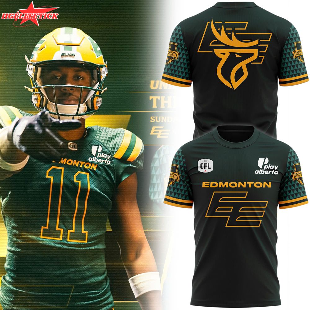Limited Edition Edmonton Elks Bulletin T-Shirt Limited Edition Edmonton Elks Bulletin T-Shirt