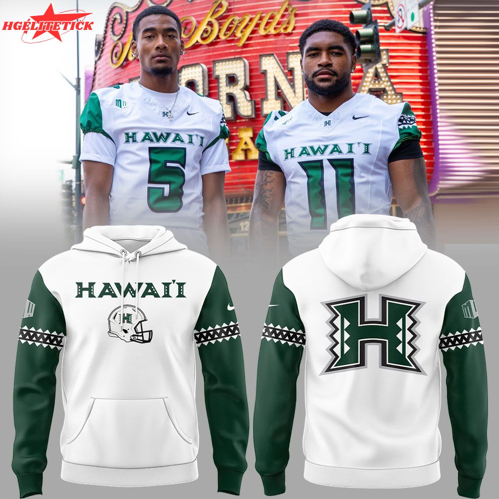 Limited Edition Hawaii Football New Uniforms Hoodie Limited Edition Hawaii Football New Uniforms Hoodie