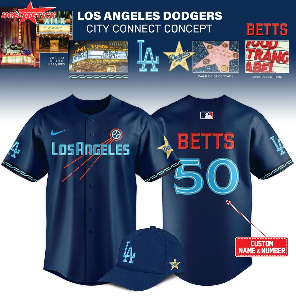 Limited Edition Los Angeles Dodgers 2025 New City Connect Custom Name And Number Jersey Limited Edition Los Angeles Dodgers 2025 New City Connect Custom Name And Number Jersey