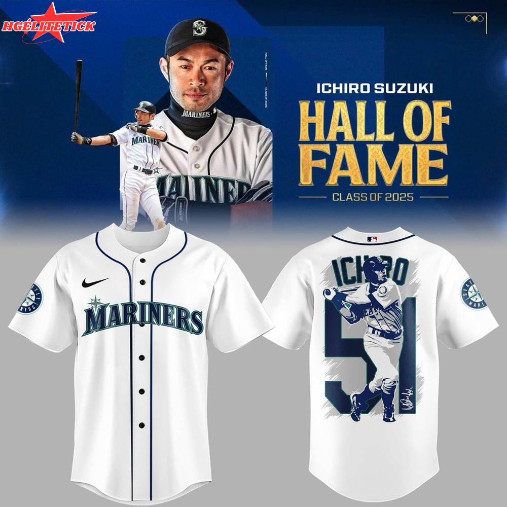 Limited Edition Marine ICHIRO x Hall Of Fame 2025 Jersey Limited Edition Marine ICHIRO x Hall Of Fame 2025 Jersey