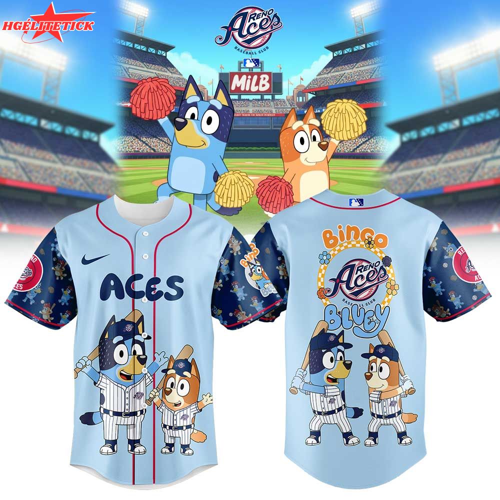Limited Edition R.Aces x Bluey and Bingo Jersey Limited Edition R.Aces x Bluey and Bingo Jersey