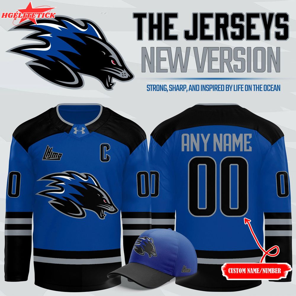 Limited Edition Saint John Sea Dogs Hockey New Jersey 2025 Blue Limited Edition Saint John Sea Dogs Hockey New Jersey 2025 Blue