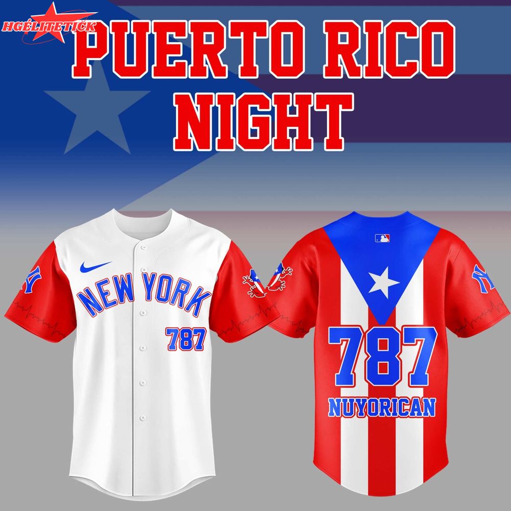 Limited Edition Yankees x Puerto Rico Night 2025 Jersey Limited Edition Yankees x Puerto Rico Night 2025 Jersey