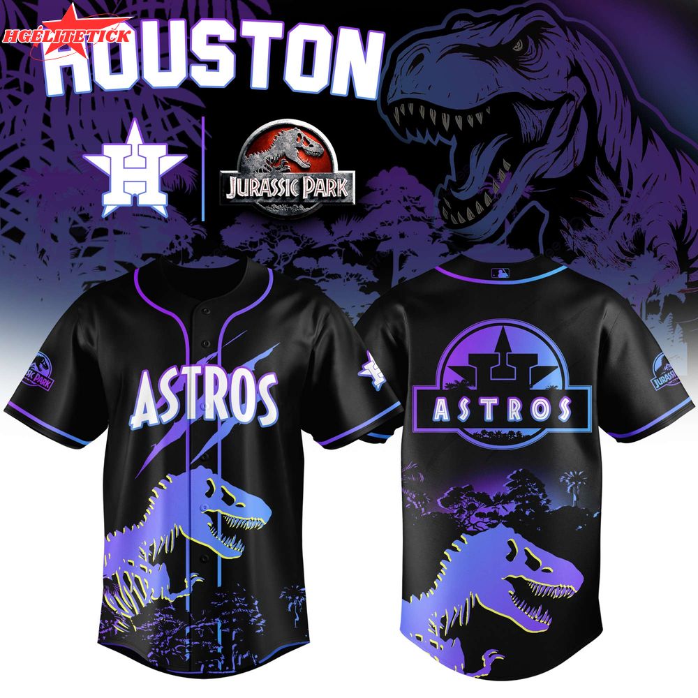 MLB Houston Astros x Jurassic World Jersey Editions Limited 2025 MLB Houston Astros x Jurassic World Jersey Editions Limited 2025