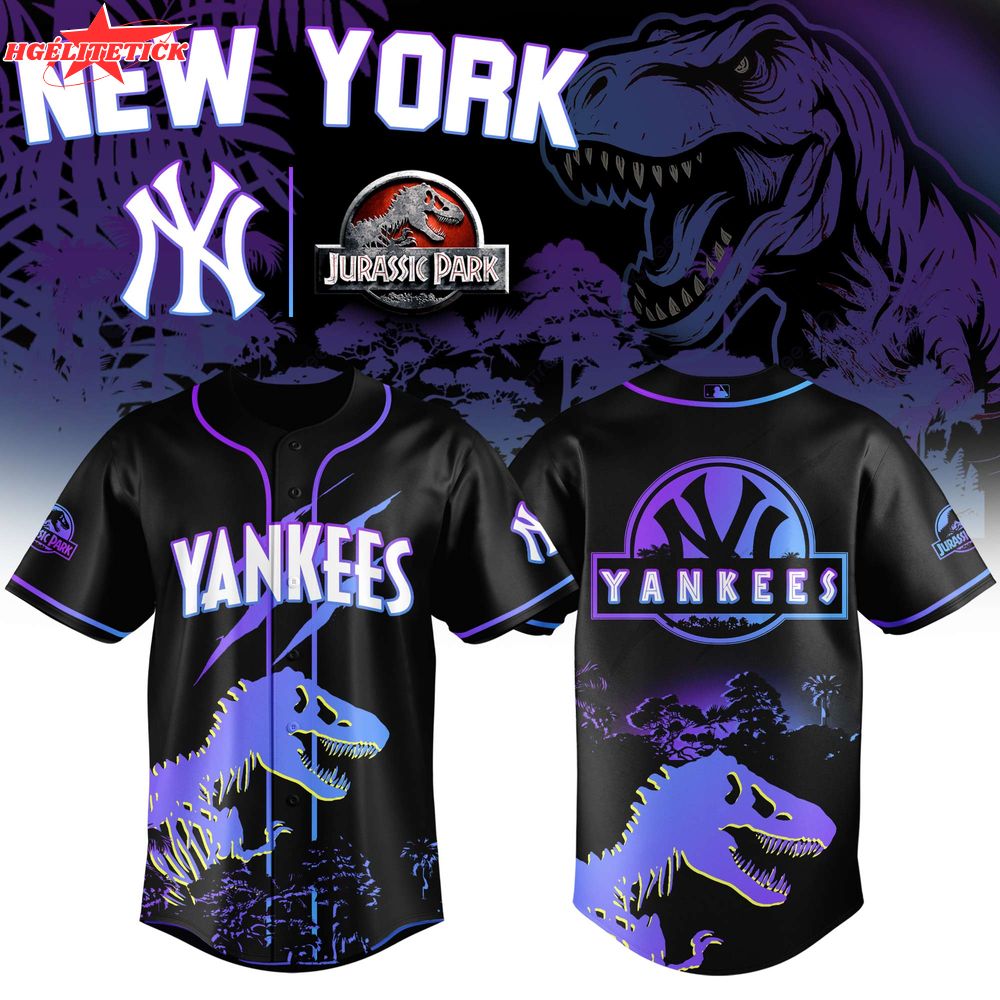 MLB NY Yankees x Jurassic World Jersey Editions Limited 2025 MLB NY Yankees x Jurassic World Jersey Editions Limited 2025