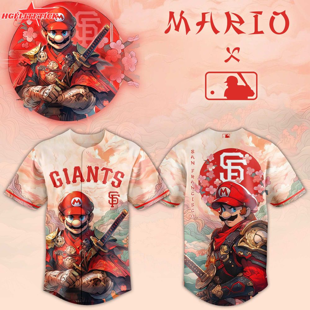 Mario x SF Giants Samurai Hero Jersey Mario x SF Giants Samurai Hero Jersey