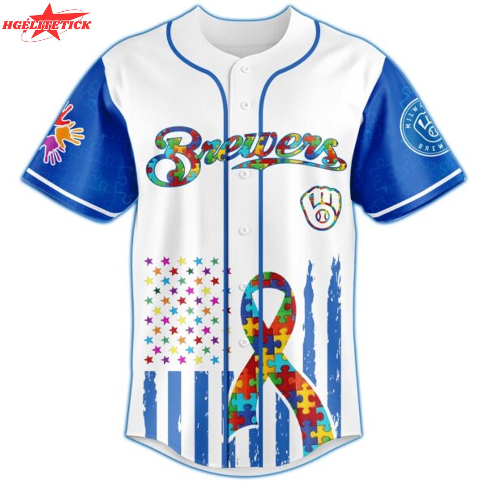 Milwaukee Brewers × Special Autism Awareness Month Limited Edition Jersey Milwaukee Brewers × Special Autism Awareness Month Limited Edition Jersey