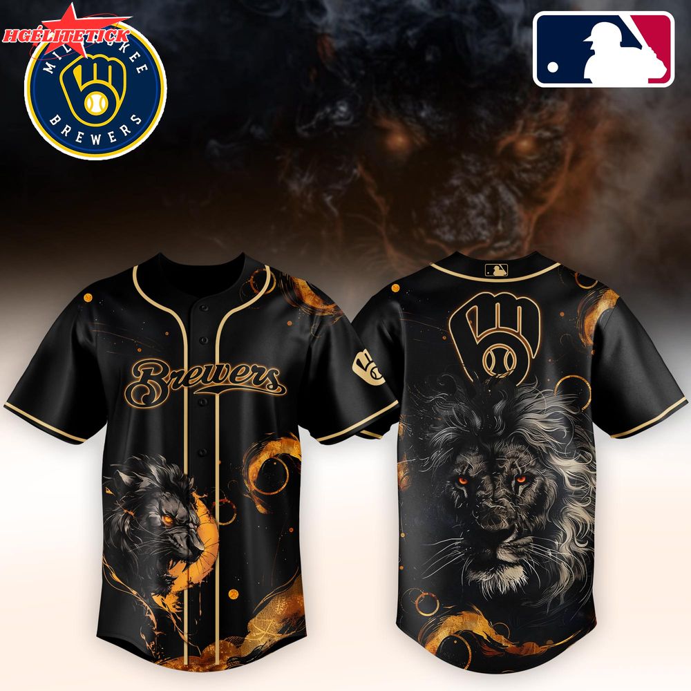 Milwaukee Brewers x Lion Jersey 2025 Editions Limited Milwaukee Brewers x Lion Jersey 2025 Editions Limited