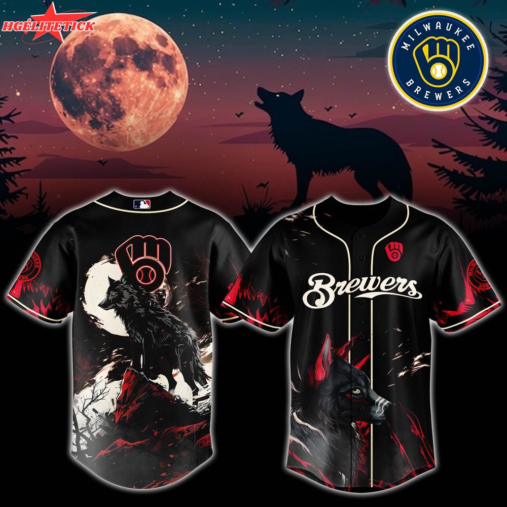 Milwaukee Brewers x wolf Jersey 2025 Editions Limited Milwaukee Brewers x wolf Jersey 2025 Editions Limited