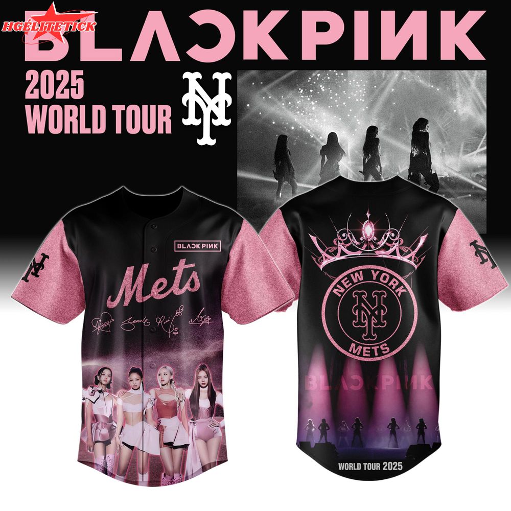 NY Mets x Blackpink Jersey Limited Edition 2025 NY Mets x Blackpink Jersey Limited Edition 2025