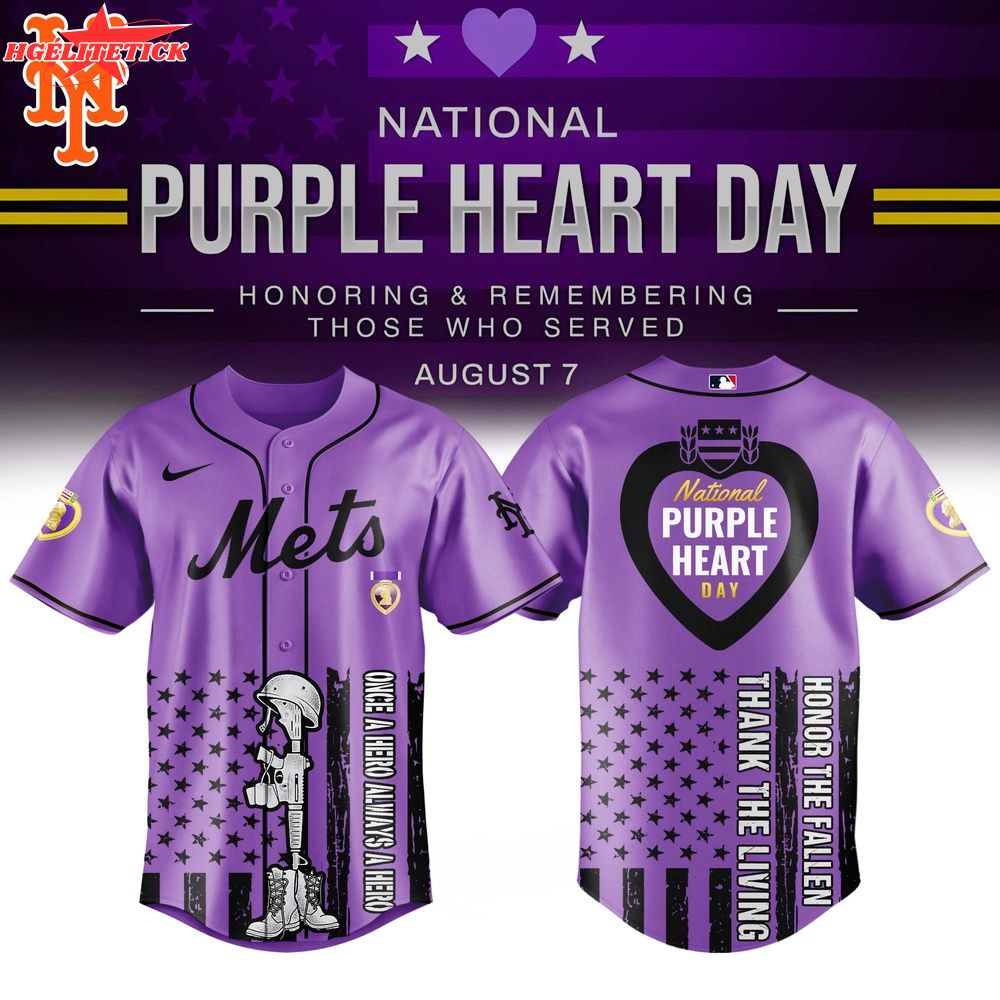 NY Mets x Purple Heart Day Jersey Limited Edition NY Mets x Purple Heart Day Jersey Limited Edition