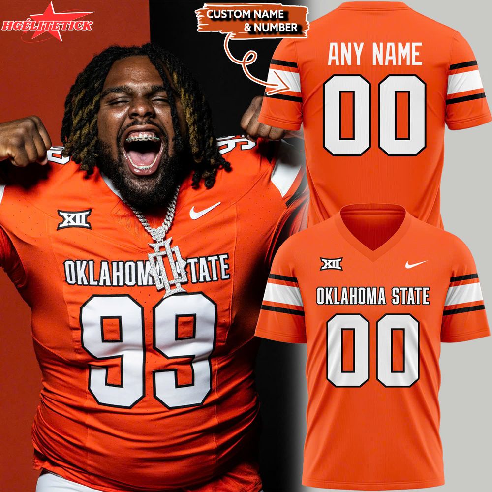 Oklahoma State Football Logo Custom Jersey- Limited Edition Oklahoma State Football Logo Custom Jersey- Limited Edition