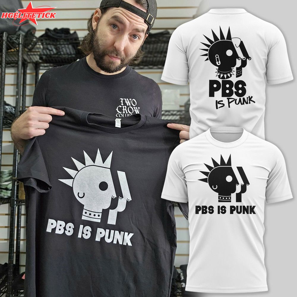 PBS Is Punk Protect PBS T-Shirt - White - Limited Edition PBS Is Punk Protect PBS T-Shirt - White - Limited Edition
