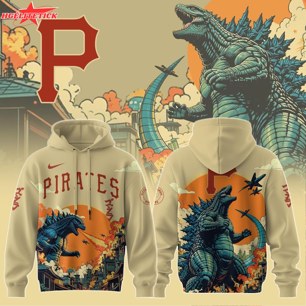 Pittsburgh Pirates Special Godzilla Limited Edition Hoodie Pittsburgh Pirates Special Godzilla Limited Edition Hoodie