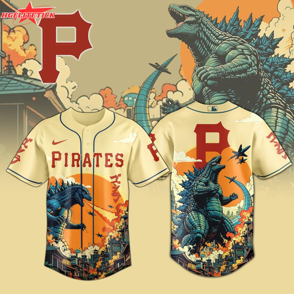 Pittsburgh Pirates Special Godzilla Limited Edition Jersey Pittsburgh Pirates Special Godzilla Limited Edition Jersey